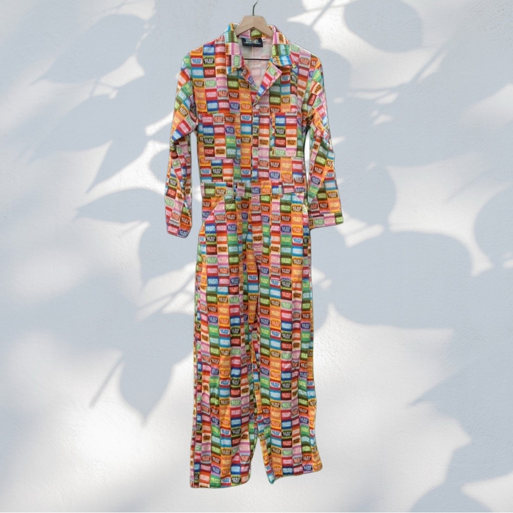 Big Bud Press Warped Logo Everyday Jumpsuit Size M